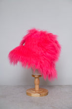 Load image into Gallery viewer, Neon Pink - Oversized Faux Fur Bucket Hat