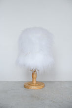 Load image into Gallery viewer, Winter White - Oversized Faux Fur Bucket Hat