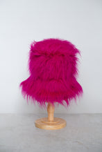 Load image into Gallery viewer, Magenta Rich - Oversized Faux Fur Bucket Hat