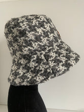 Load image into Gallery viewer, Oversized Luxury Tweed Bucket Hat