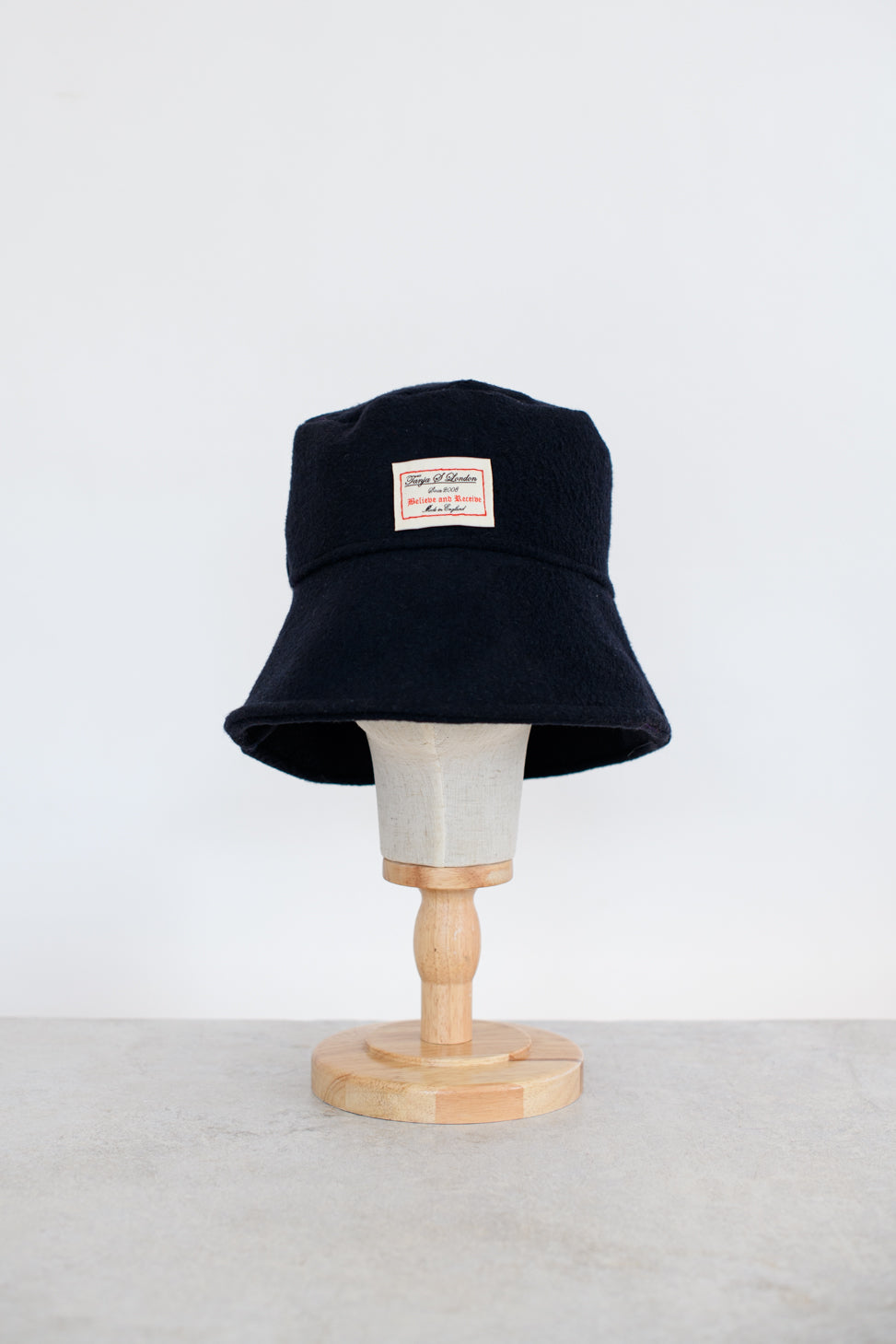 Oversized Wool Mix Bucket Hat