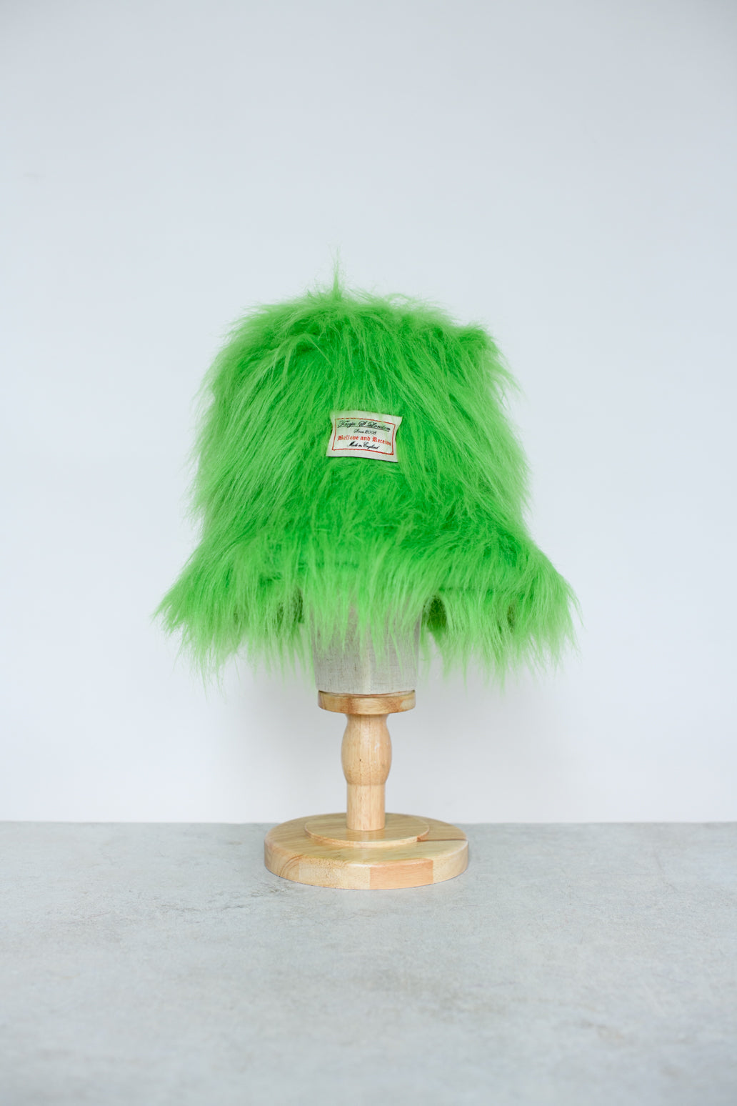Neon Green - Oversized Faux Fur Bucket Hat